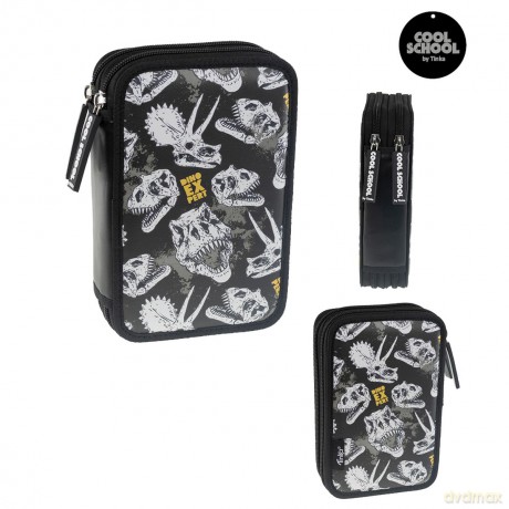 Tinka - Pencil Case Double - Dino Skull