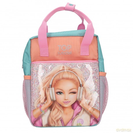 Topmodel - TOPModel Backpack MUSIC - Pink, Apricot, Turquoise - Small