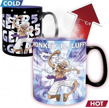 ONE PIECE - Mug Heat Change - 460ml - Gear 5th - cardboard