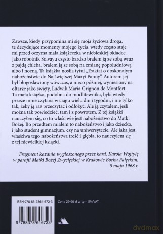 Traktat o prawdziwym nabożeństwie do Najświętszej Maryi Panny [KSIĄŻKA]