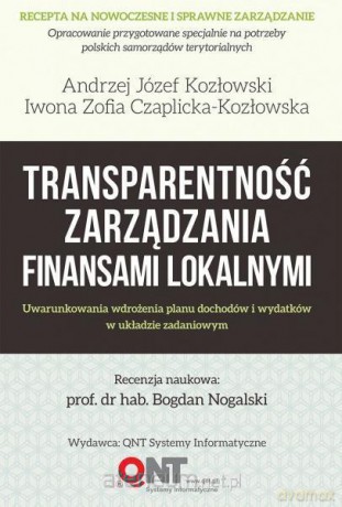 Transparentność zarządzania finansami lokalnymi [KSIĄŻKA]