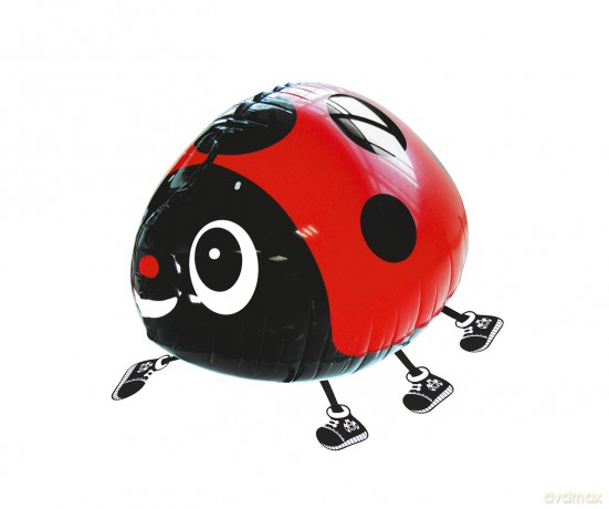 Airwalker-Ballon "'Marienkäfer" - 46 x 26 cm