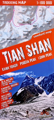 Trekking map Tian Shan 1:100 000
