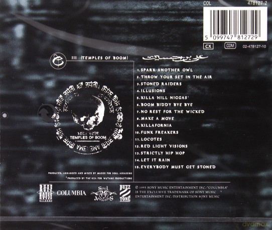 Cypress Hill: III (TEMPLES OF BOOM) [CD]