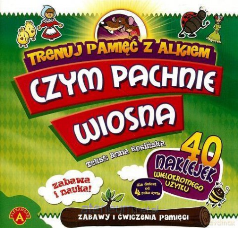 Trenuj pamięć z Alkiem - Czym pachnie wiosna ALEX [KSIĄŻKA]
