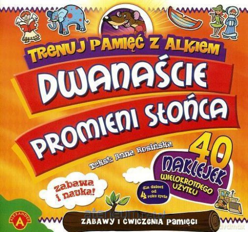 Trenuj pamięć z Alkiem - Dwanaście promieni Słońca ALEX [KSIĄŻKA]