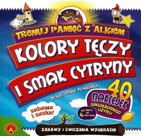 Trenuj pamięć z Alkiem - Kolory tęczy ALEX [KSIĄŻKA]