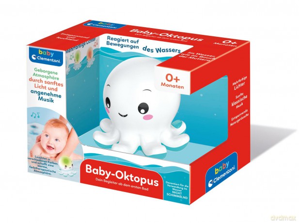 Baby Clementoni Ośmiorniczka zabawka do kąpieli