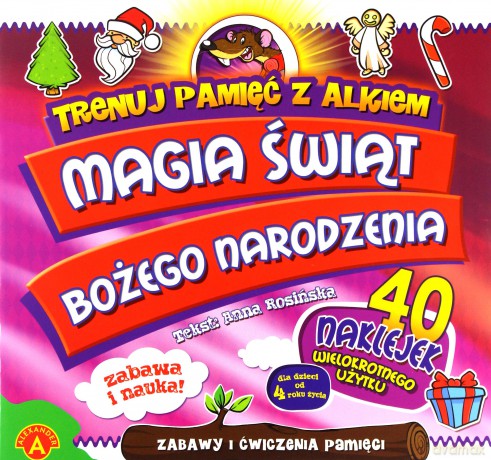 Trenuj pamięć z Alkiem - Magia Świąt Bożego Narodzenia ALEX [KSIĄŻKA]