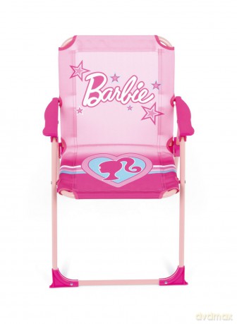 Barbie - Krzesło kempingowe z podłokietnikami 38 x 32 x 53 cm