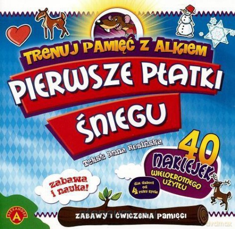 Trenuj pamięć z Alkiem - Pierwsze płatki śniegu ALEX [KSIĄŻKA]