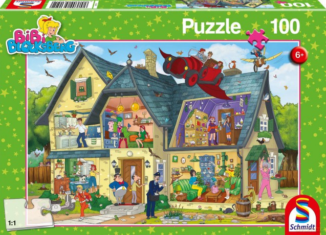 Bibi Blocksberg - Bei Blocksbergs ist was los!, 100 Teile Puzzle