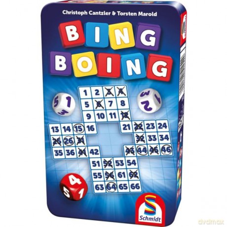 Schmidt Games Bing Boing Dice Game Travel Game Kids Game Ages 7 and Up
