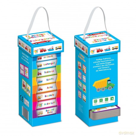 Bücherturm Fahrzeuge - mit 8 kleinen Büchern