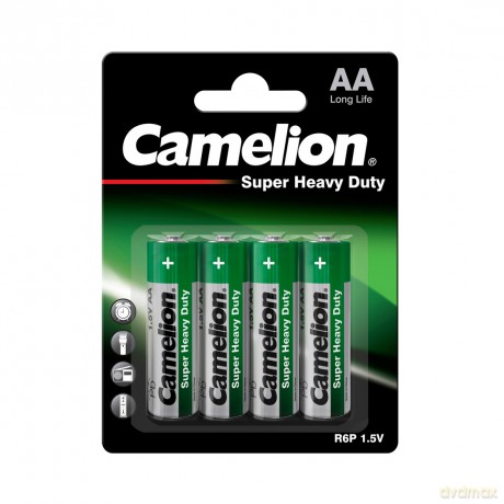 CAMELION Baterie R6 AA zielone 4 sztuki