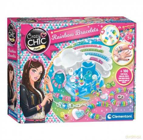 Clementoni  Crazy Chic Bransoletka z pierścionkami