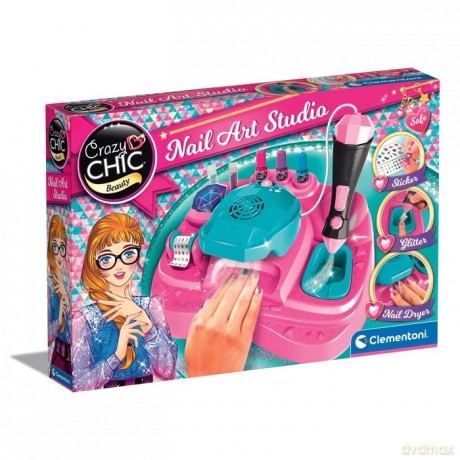 Zestaw do manicure Clementoni Crazy Chic Nail Art Studio