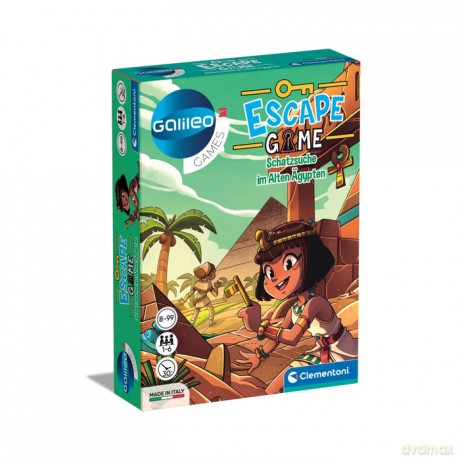 Clementoni Escape Game Schatzsuche im Alten Ägypten (Treasure Hunt in Ancient Egypt)