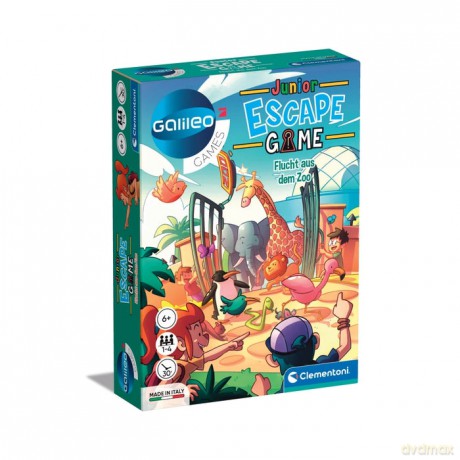 Clementoni Galileo Escape Game Junior Flucht aus dem Zoo (Escape from the Zoo)