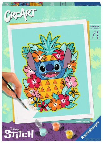 Malowanie po numerach Ravensburger CreArt Disney Stitch 24 x 30 cm