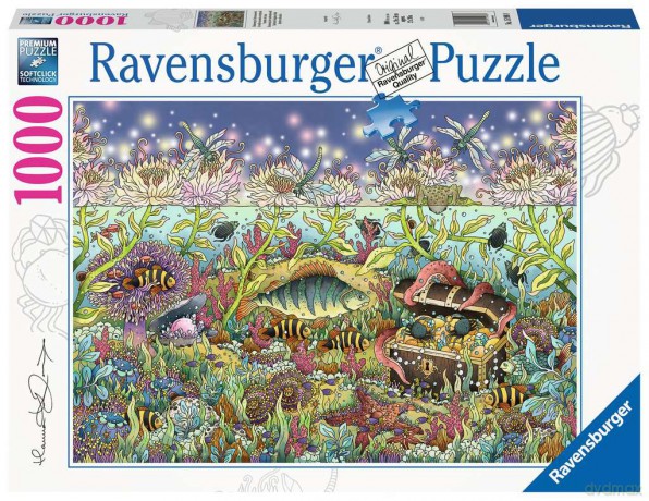 RAVENSBURGER 1000 el. Podwodne królestwo o zmierzchu [PUZZLE]