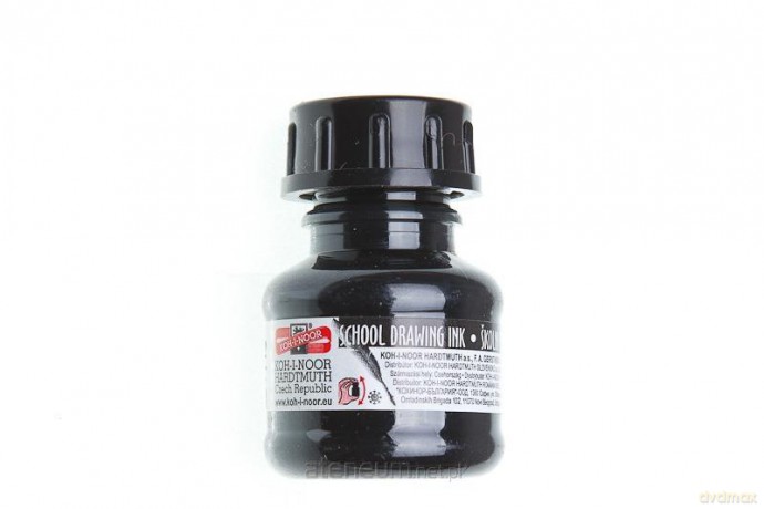 Tusz kreślarski czarny 20g (20szt)