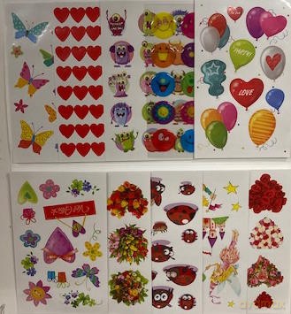 Dekosticker 10 Bögen