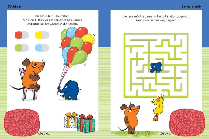 Die Maus - Vorschul-Übungen
