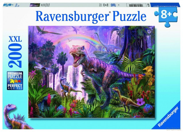 RAVENSBURGER 200 el. Kraina dinozaurów [PUZZLE]