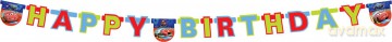Disney Cars Formula - 1 Happy Birthday Banner