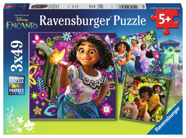 RAVENSBURGER 3x49 el. Disney Encanto Magia czeka [PUZZLE]