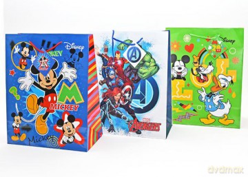 Disney Geschenktüte large - 4-fach sortiert - 33 cm