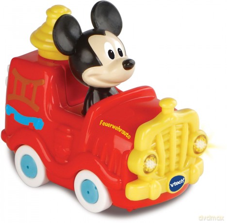 Disney Myszka Miki - Tut Tut Autka - Wóz strażacki Mikiego - 10 cm