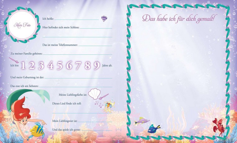 Disney Prinzessin Arielle Kindergarten - Meine ersten Freunde