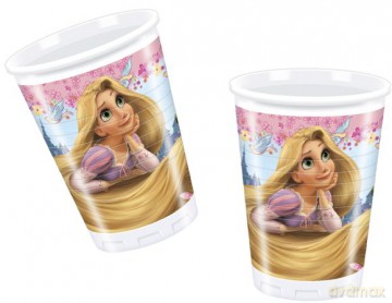 Disney Rapuzel - 8 Plastikbecher 200 ml