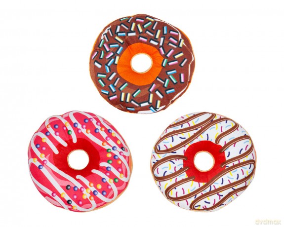 Donut Plüschfigur Sortiment - 3-fach sortiert - 17 cm
