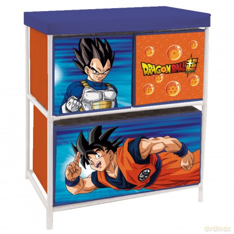 Stojak na zabawki Dragon Ball Vegeta 3 przegrody 53x30x60 cm