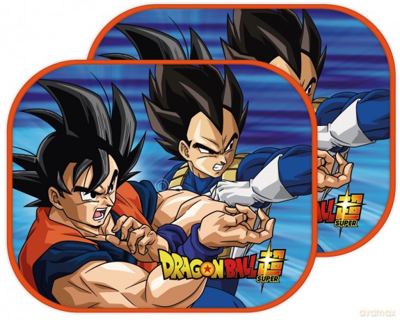 Osłony przeciwsłoneczne na okna z motywem Dragon Ball Fight, 2 sztuki