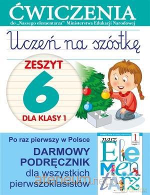 Uczeń na szóstkę. Zeszyt 6 dla klasy 1. Ćwiczenia [KSIĄŻKA]