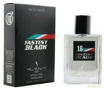 Eau de Toilette for men 100 ml Fastest Black - Yesensy