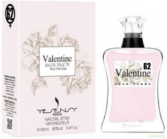 Eau de Toilette for woman 100 ml Valentine - Yesensy