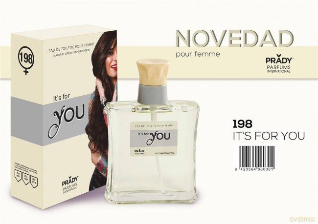 Eau de Toilette for woman 100ml IT'S FOR YOU - Prady
