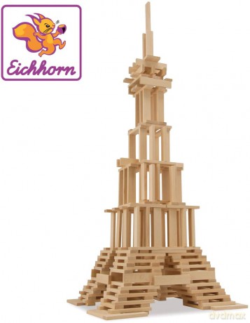 Eichhorn 100001612 - Holzbaukasten (200 Teile)