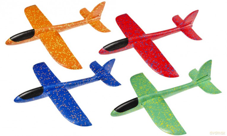 Flugzeuggleiter 47cm 4-fach sortiert Giant Flyer Glider Plane