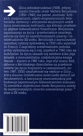 Ulica jednokierunkowa [KSIĄŻKA]