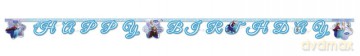 Frozen Ice Skating - 1 Happy Birthday Banner