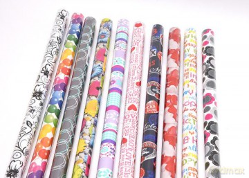 Geschenkpapier 2 m x 70 cm, 10- fach sortiert