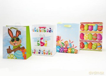 Geschenktüte Ostern, Medium, 4-fach sortiert