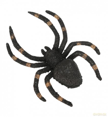 Glitterspinne - 9 x 14 cm