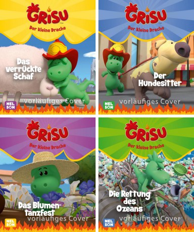 Grisu - Der kleine Drache 1-4 - 24 Mini-Büchlein im Display